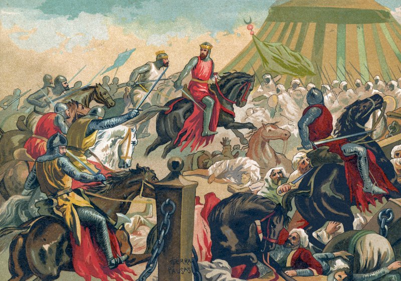 Slaget ved Las Navas de Tolosa av Juan Serra y Pausas