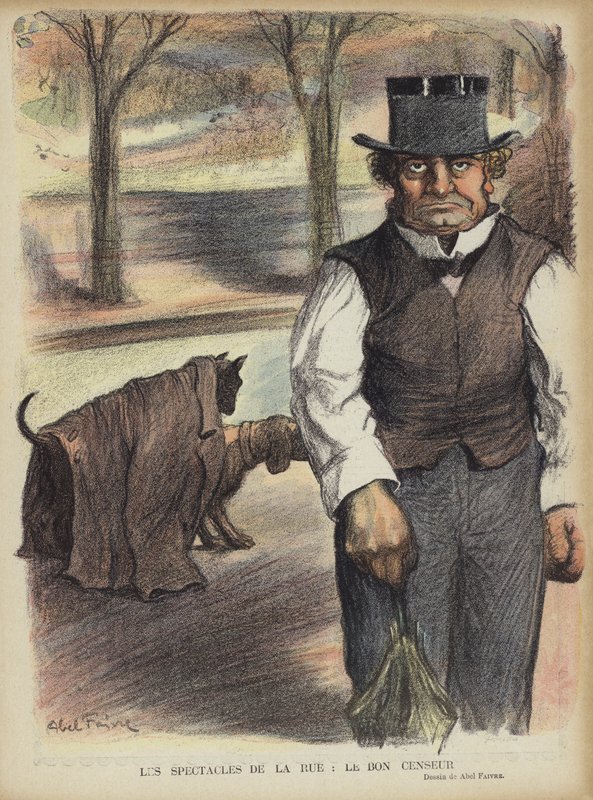 Illustrasjon for Le Rire av Jules Abel Faivre