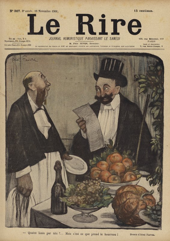 Illustrasjon for Le Rire av Jules Abel Faivre