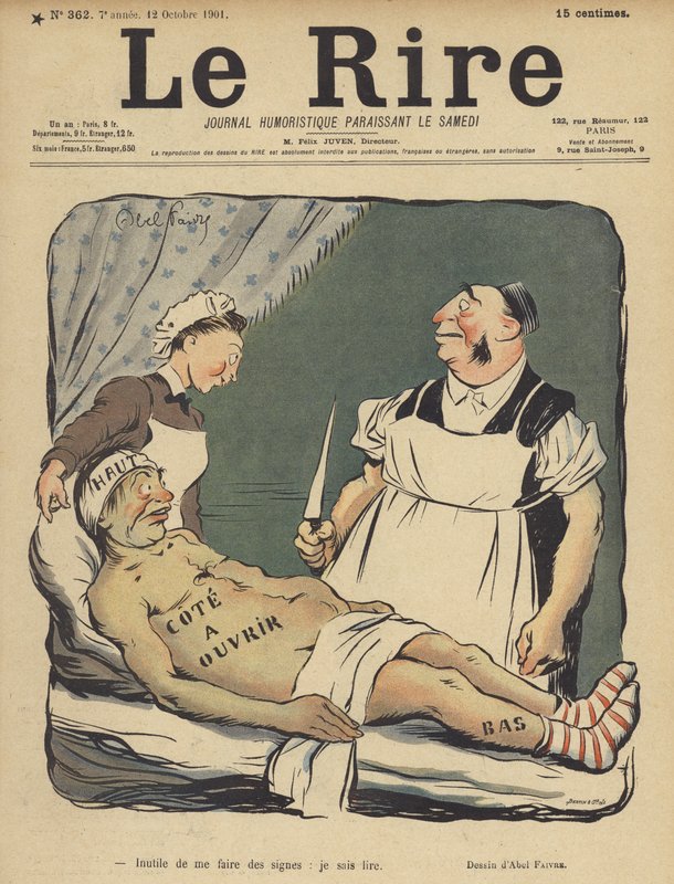 Illustrasjon for Le Rire av Jules Abel Faivre