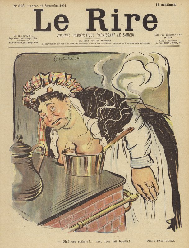 Illustrasjon for Le Rire av Jules Abel Faivre