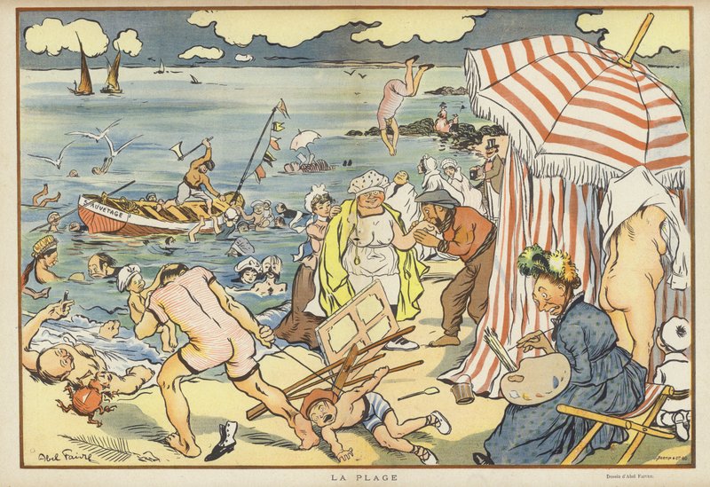 Illustrasjon for Le Rire av Jules Abel Faivre
