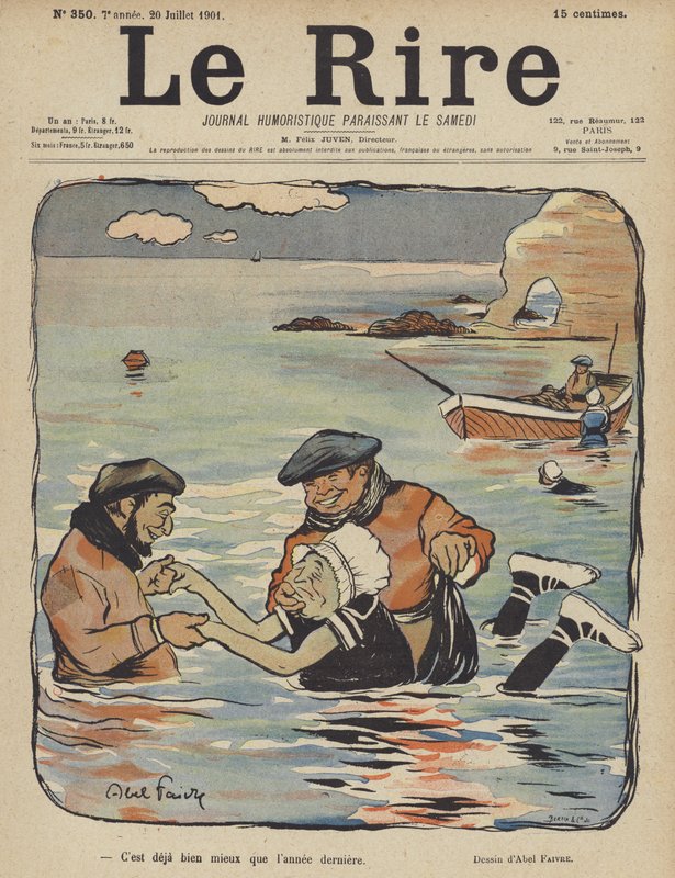 Illustrasjon for Le Rire av Jules Abel Faivre