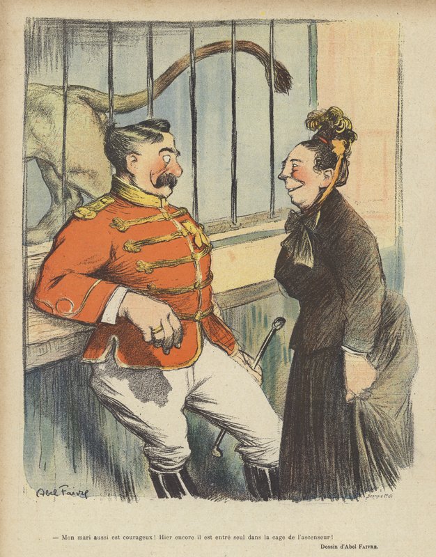 Illustrasjon for Le Rire av Jules Abel Faivre