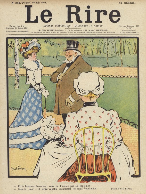 Illustrasjon for Le Rire av Jules Abel Faivre