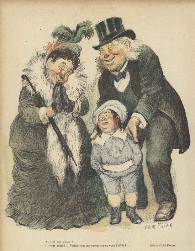 Illustrasjon for Le Rire av Jules Abel Faivre