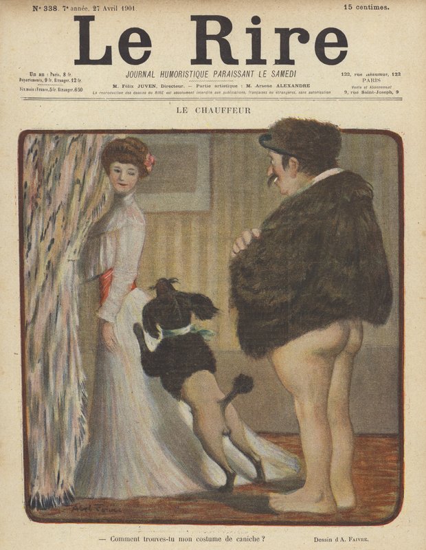 Illustrasjon for Le Rire av Jules Abel Faivre