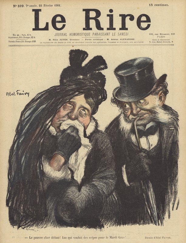 Illustrasjon for Le Rire av Jules Abel Faivre