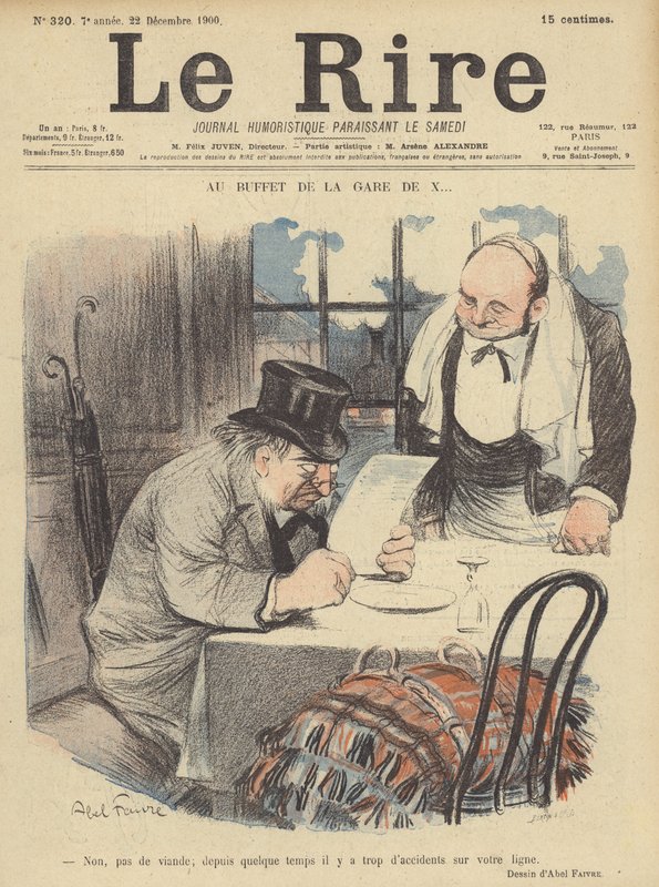 Illustrasjon for Le Rire av Jules Abel Faivre