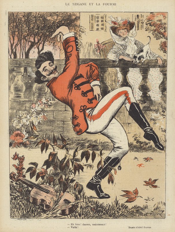 Illustrasjon for Le Rire av Jules Abel Faivre