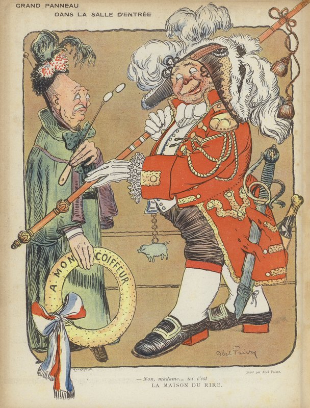 Illustrasjon for Le Rire av Jules Abel Faivre