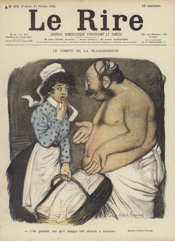 Illustrasjon for Le Rire av Jules Abel Faivre