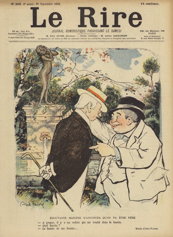 Illustrasjon for Le Rire av Jules Abel Faivre