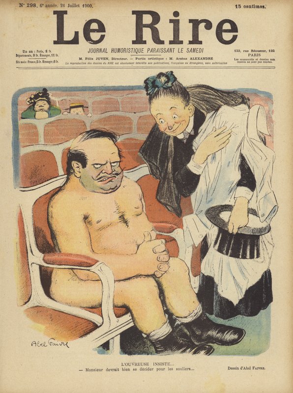 Illustrasjon for Le Rire av Jules Abel Faivre