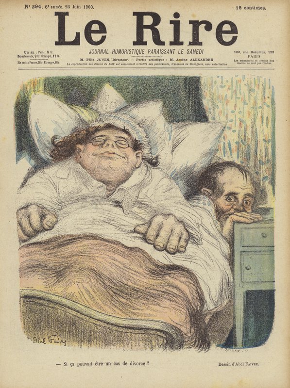 Illustrasjon for Le Rire av Jules Abel Faivre