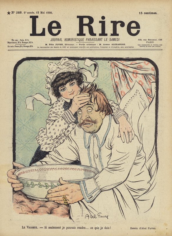 Illustrasjon for Le Rire av Jules Abel Faivre