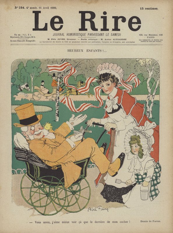 Illustrasjon for Le Rire av Jules Abel Faivre