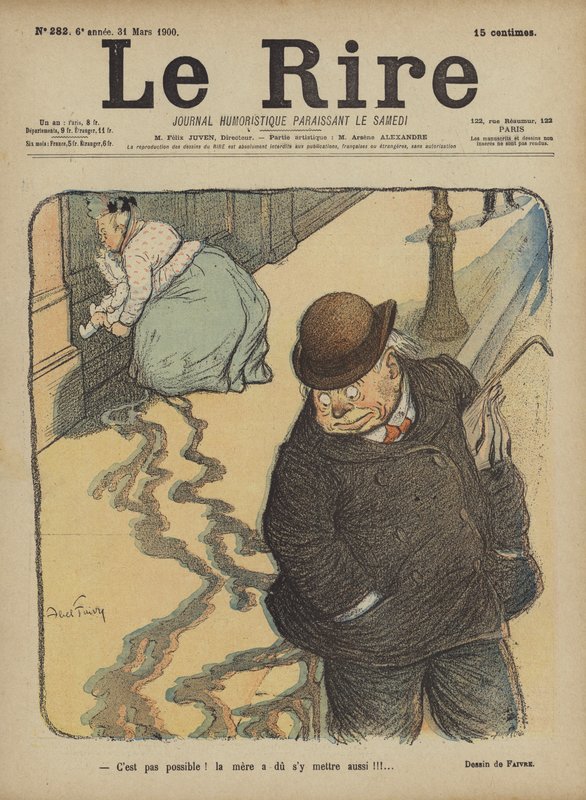Illustrasjon for Le Rire av Jules Abel Faivre