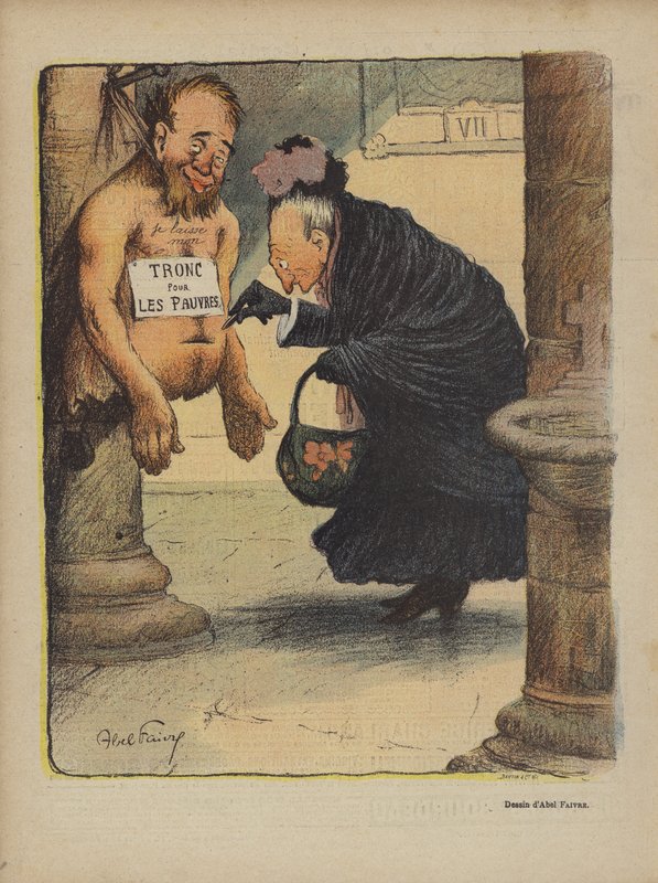 Illustrasjon for Le Rire av Jules Abel Faivre