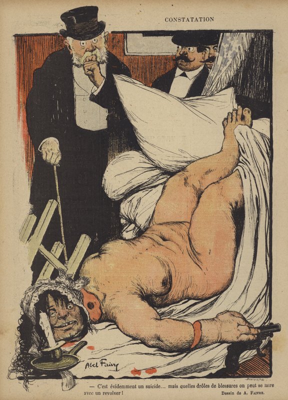 Illustrasjon for Le Rire av Jules Abel Faivre