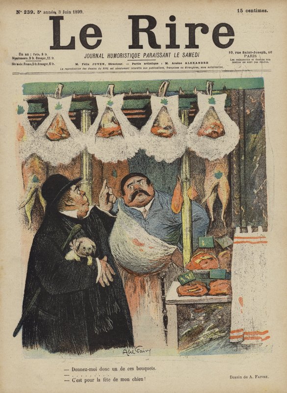 Illustrasjon for Le Rire av Jules Abel Faivre
