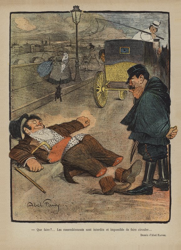 Illustrasjon for Le Rire av Jules Abel Faivre