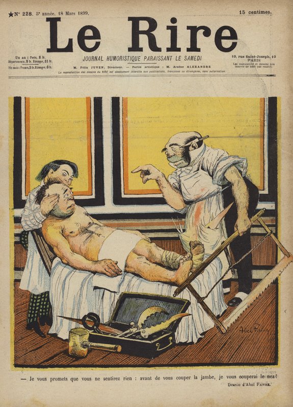 Illustrasjon for Le Rire av Jules Abel Faivre