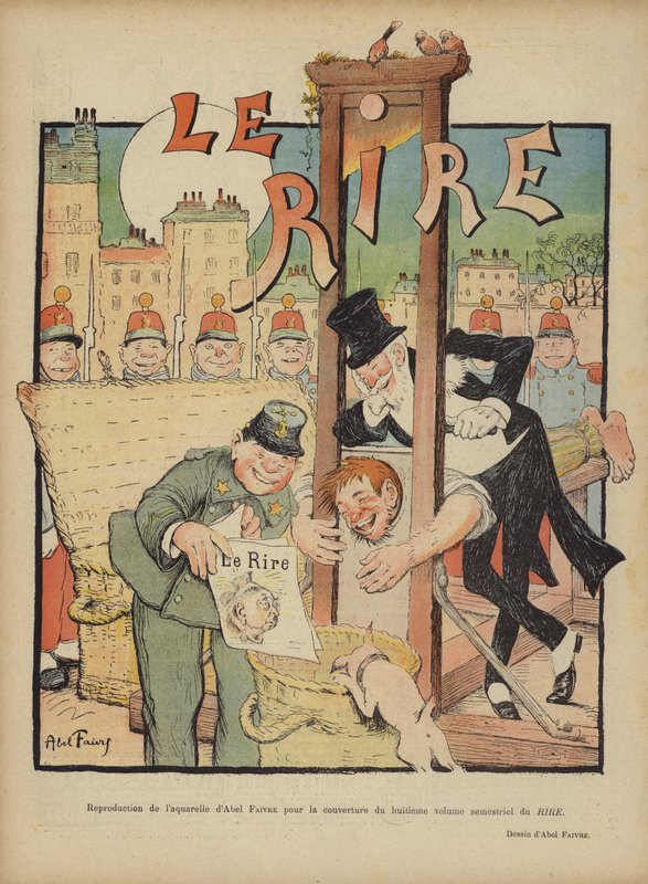 Illustrasjon for Le Rire av Jules Abel Faivre