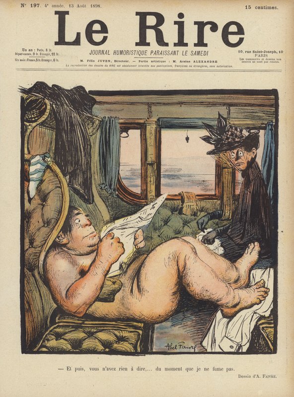 Illustrasjon for Le Rire av Jules Abel Faivre