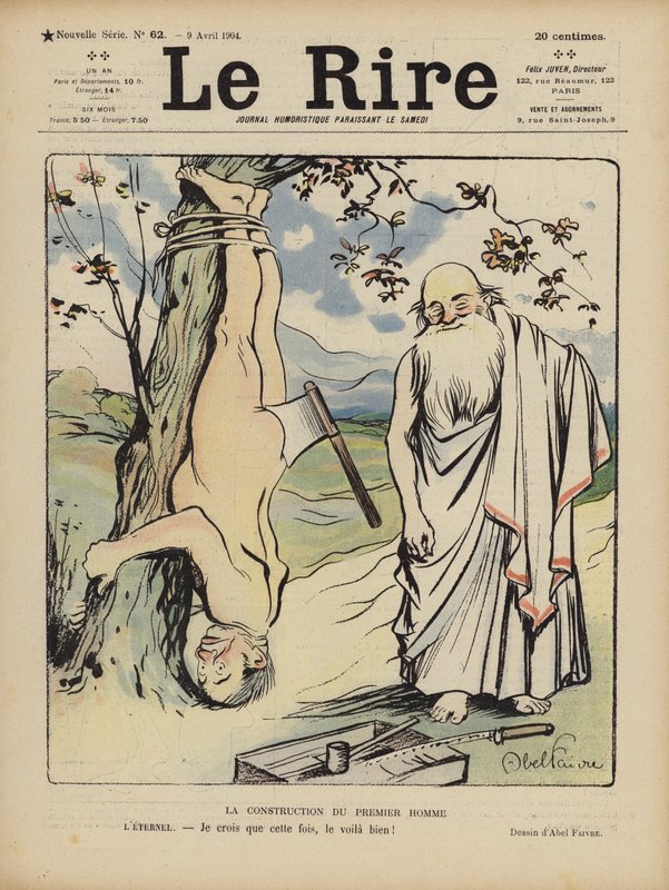 Illustrasjon for Le Rire av Jules Abel Faivre