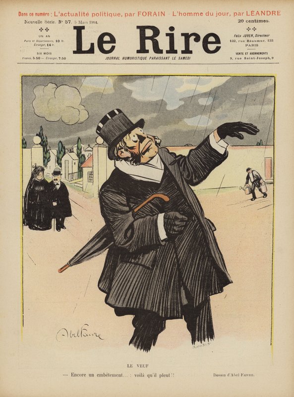 Illustrasjon for Le Rire av Jules Abel Faivre