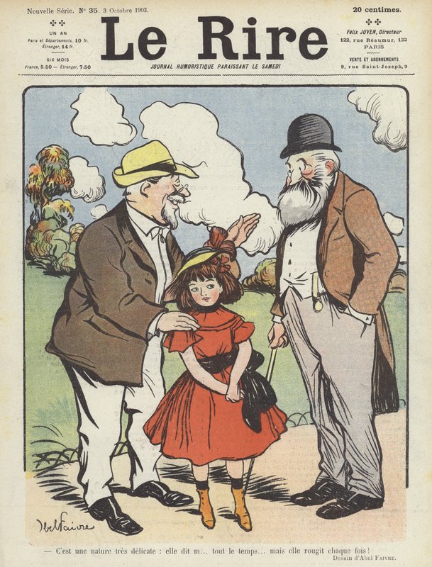 Illustrasjon for Le Rire av Jules Abel Faivre