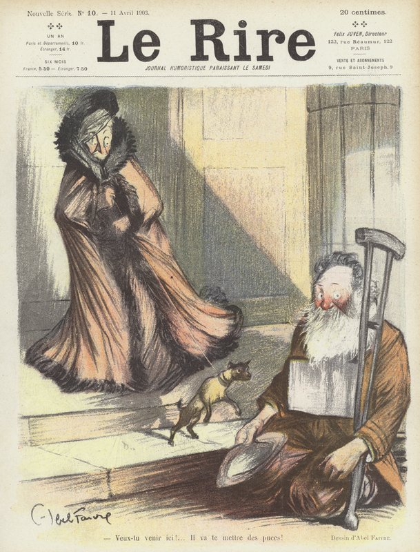 Illustrasjon for Le Rire av Jules Abel Faivre