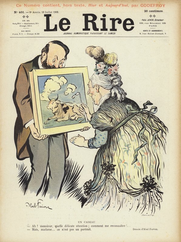 Illustrasjon for Le Rire av Jules Abel Faivre