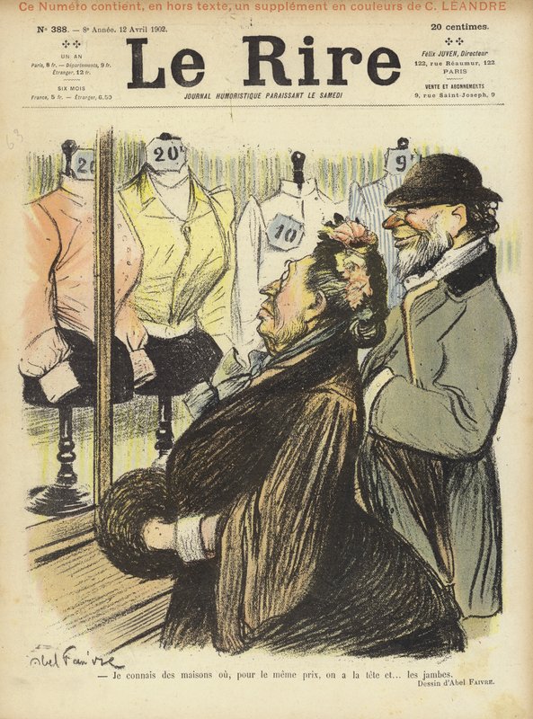 Illustrasjon for Le Rire av Jules Abel Faivre