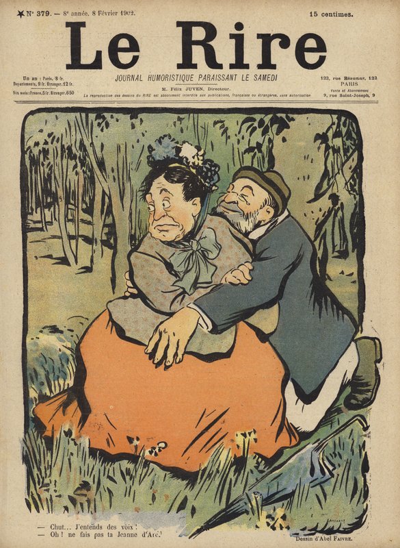 Illustrasjon for Le Rire av Jules Abel Faivre