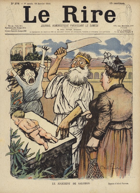 Illustrasjon for Le Rire av Jules Abel Faivre