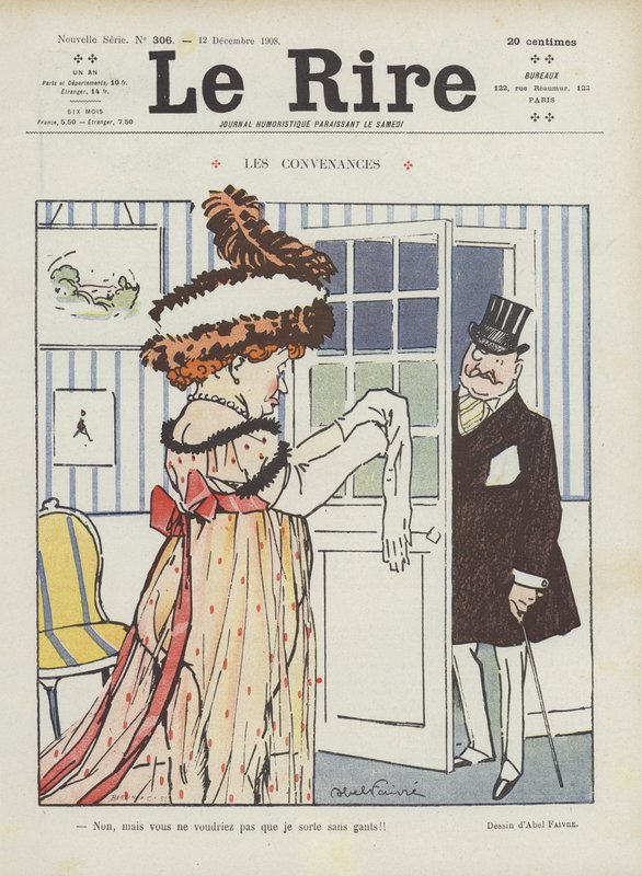 Illustrasjon for Le Rire av Jules Abel Faivre