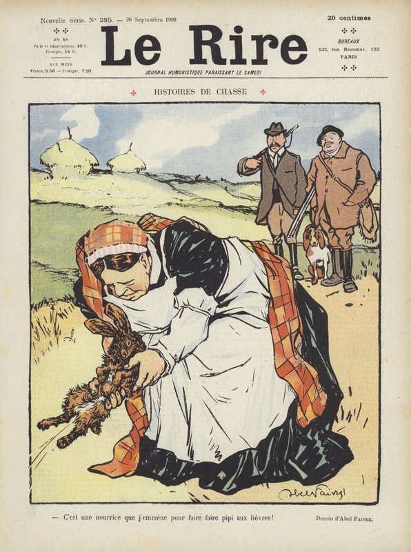 Illustrasjon for Le Rire av Jules Abel Faivre
