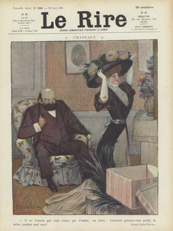 Illustrasjon for Le Rire av Jules Abel Faivre