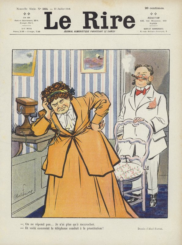 Illustrasjon for Le Rire av Jules Abel Faivre