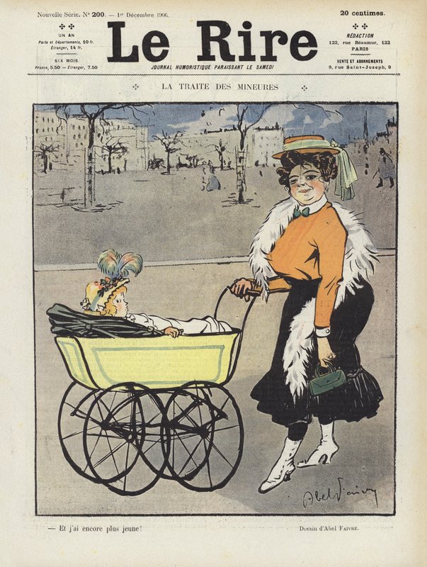 Illustrasjon for Le Rire av Jules Abel Faivre