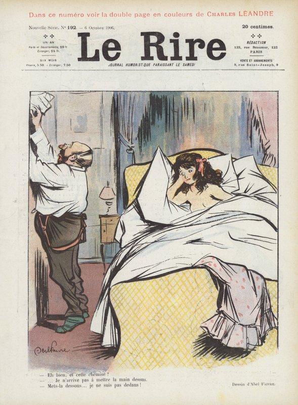 Illustrasjon for Le Rire av Jules Abel Faivre