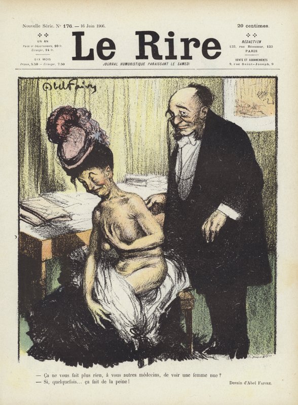 Illustrasjon for Le Rire av Jules Abel Faivre
