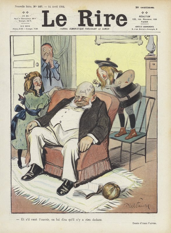 Illustrasjon for Le Rire av Jules Abel Faivre