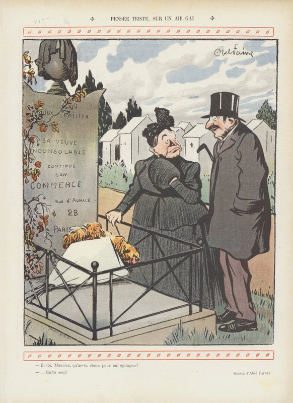 Illustrasjon for Le Rire av Jules Abel Faivre