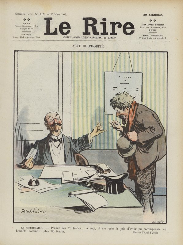 Illustrasjon for Le Rire av Jules Abel Faivre