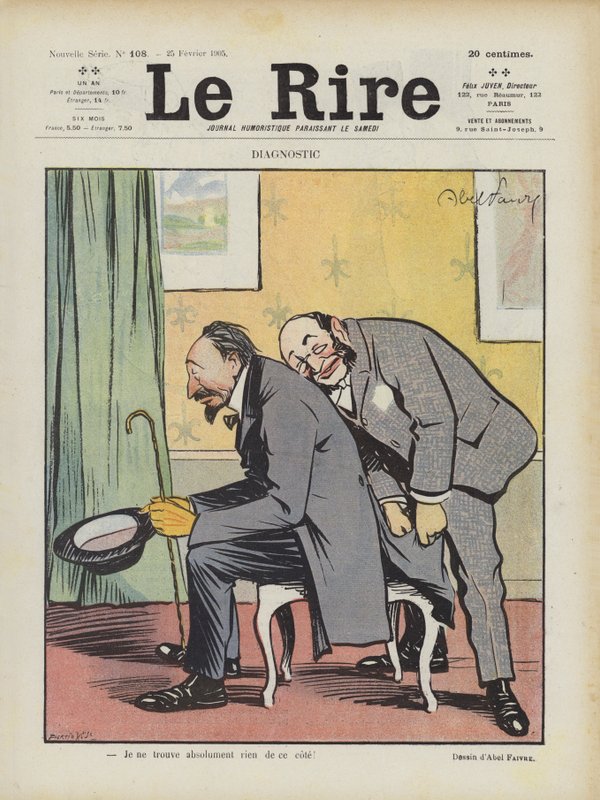 Illustrasjon for Le Rire av Jules Abel Faivre
