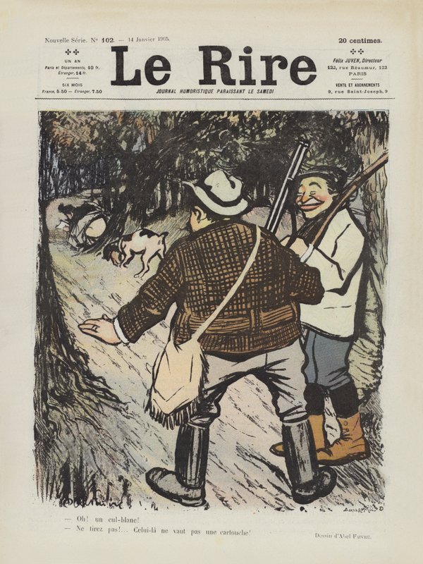 Illustrasjon for Le Rire av Jules Abel Faivre