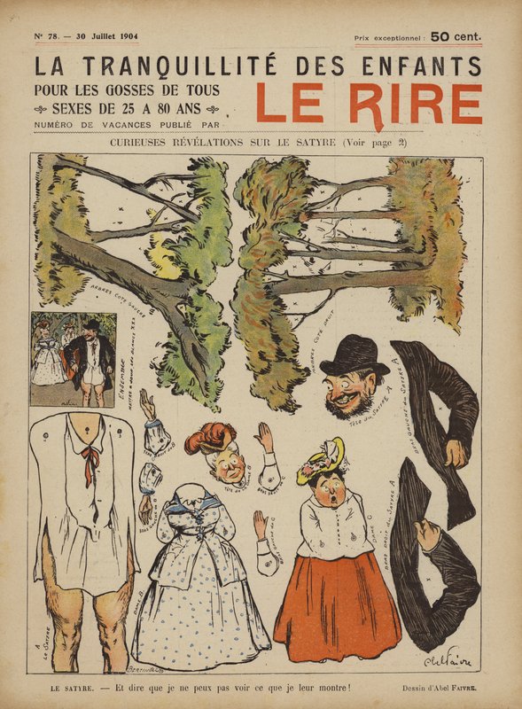 Illustrasjon for Le Rire av Jules Abel Faivre